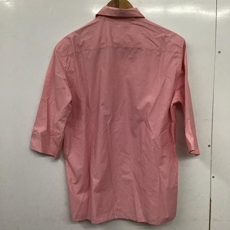 プラダ PRADA シャツ、ブラウス 半袖 半袖シャツ 無地シャツ 無地 桃 / ピンク / pink メンズ USED 古着 中古 10158895