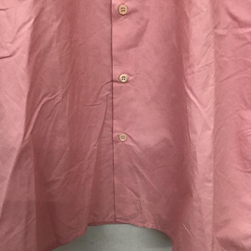 プラダ PRADA シャツ、ブラウス 半袖 半袖シャツ 無地シャツ 無地 桃 / ピンク / pink メンズ USED 古着 中古 10158895
