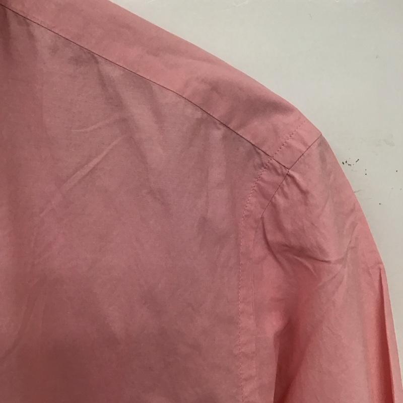 プラダ PRADA シャツ、ブラウス 半袖 半袖シャツ 無地シャツ 無地 桃 / ピンク / pink メンズ USED 古着 中古 10158895