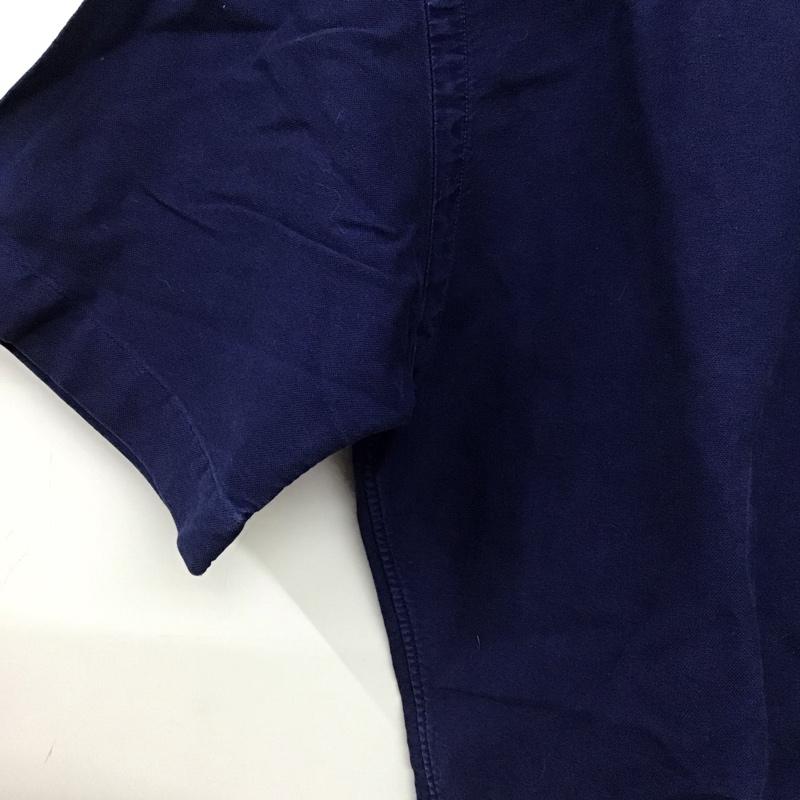 ラルフローレン RALPHLAUREN シャツ、ブラウス 半袖 半袖シャツ 無地シャツ ポケットシャツ M ロゴ、文字 紺 / ネイビー / navy メンズ USED 古着 中古 10158896
