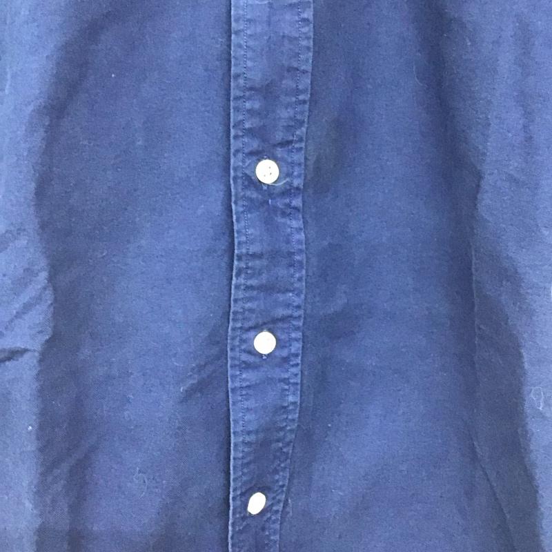 ラルフローレン RALPHLAUREN シャツ、ブラウス 半袖 半袖シャツ 無地シャツ ポケットシャツ M ロゴ、文字 紺 / ネイビー / navy メンズ USED 古着 中古 10158896