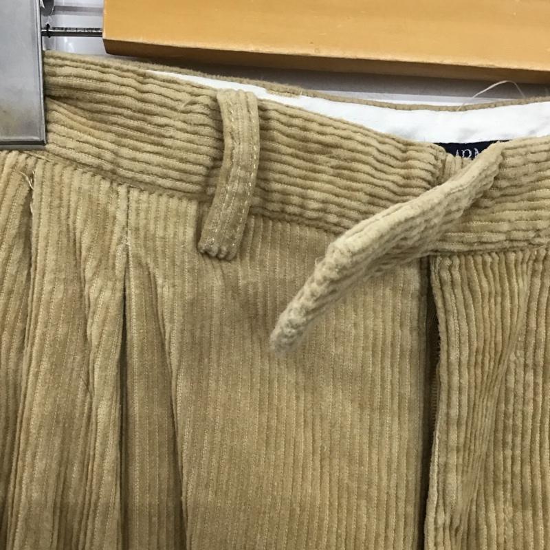 アルマーニ ARMANI パンツ ワークパンツ、ペインターパンツ コーデュロイパンツ ワイドパンツ カジュアルパンツ 48 無地 ベージュ / ベージュ / beige メンズ USED 古着 中古 10158900