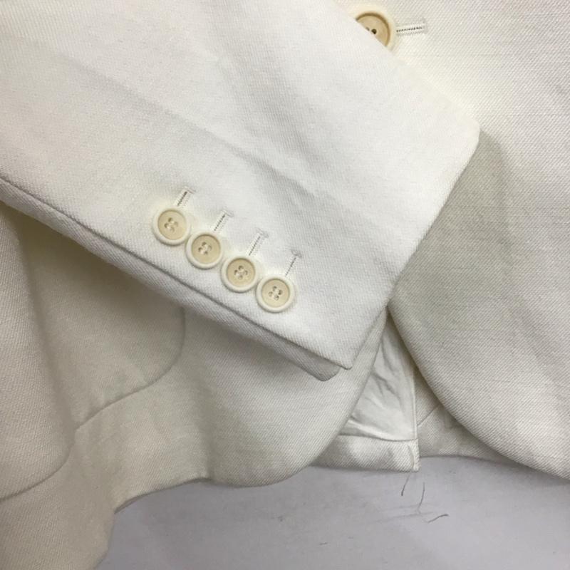 ラコステ LACOSTE ジャケット、上着 ジャケット、ブレザー カジュアルジャケット アウター カラージャケット 48 無地 アイボリー / アイボリー / メンズ USED 古着 中古 10158904