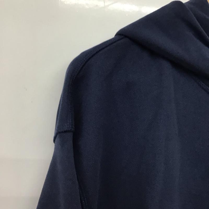 ニューバランス New Balance パーカー 長袖 長袖パーカー プルオーバーパーカー スウェット L ロゴ、文字 紺 / ネイビー / navy メンズ USED 古着 中古 10158905