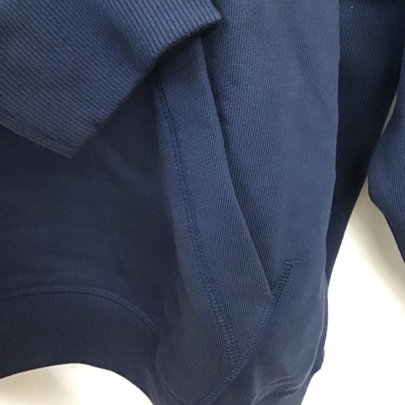 ニューバランス New Balance パーカー 長袖 長袖パーカー プルオーバーパーカー スウェット L ロゴ、文字 紺 / ネイビー / navy メンズ USED 古着 中古 10158905