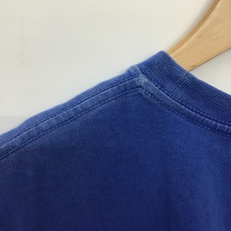 ステューシー STUSSY Tシャツ 半袖 半袖カットソー プリントTシャツ クルーネックカットソー S ロゴ、文字 青 / ブルー / blue メンズ USED 古着 中古 10158907