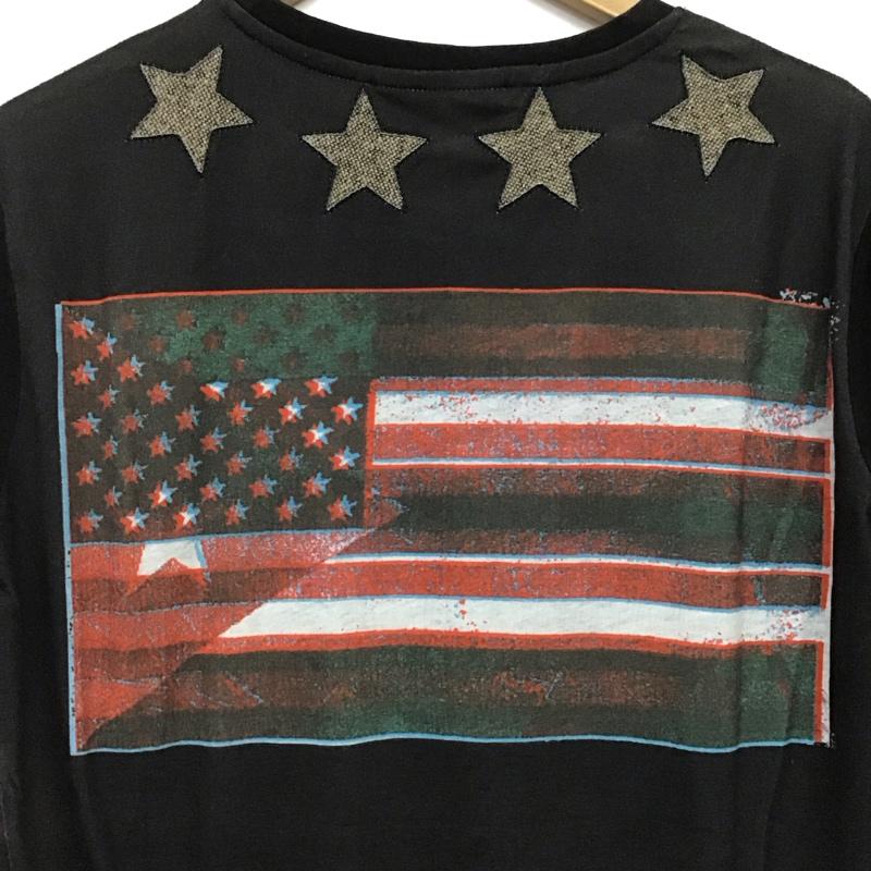 ジバンシィ GIVENCHY Tシャツ 半袖 半袖カットソー プリントTシャツ クルーネックカットソー M プリント ダークグレー / ダークグレー / メンズ USED 古着 中古 10158908