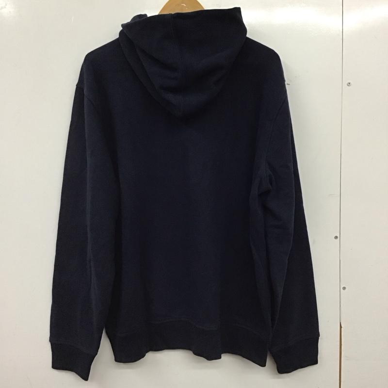 ギャップ GAP パーカー 長袖 長袖パーカー プルオーバーパーカー スウェット L 無地 紺 / ネイビー / navy メンズ USED 古着 中古 10158910