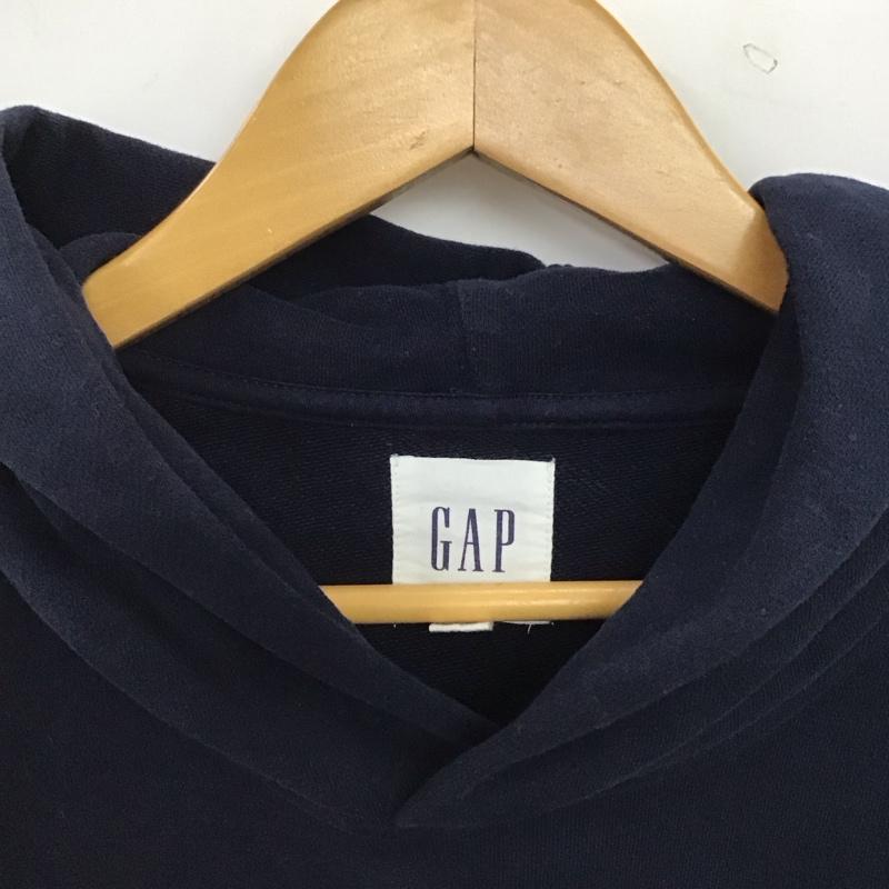 ギャップ GAP パーカー 長袖 長袖パーカー プルオーバーパーカー スウェット L 無地 紺 / ネイビー / navy メンズ USED 古着 中古 10158910