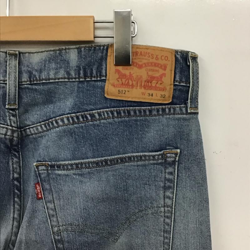 リーバイストラウスアンドコー Levi Strauss & co. パンツ デニム、ジーンズ デニムパンツ スリムパンツ カジュアルパンツ ストレッチパンツ 34インチ 無地 インディゴ / インディゴ / Indigo メンズ USED 古着 中古 10158916