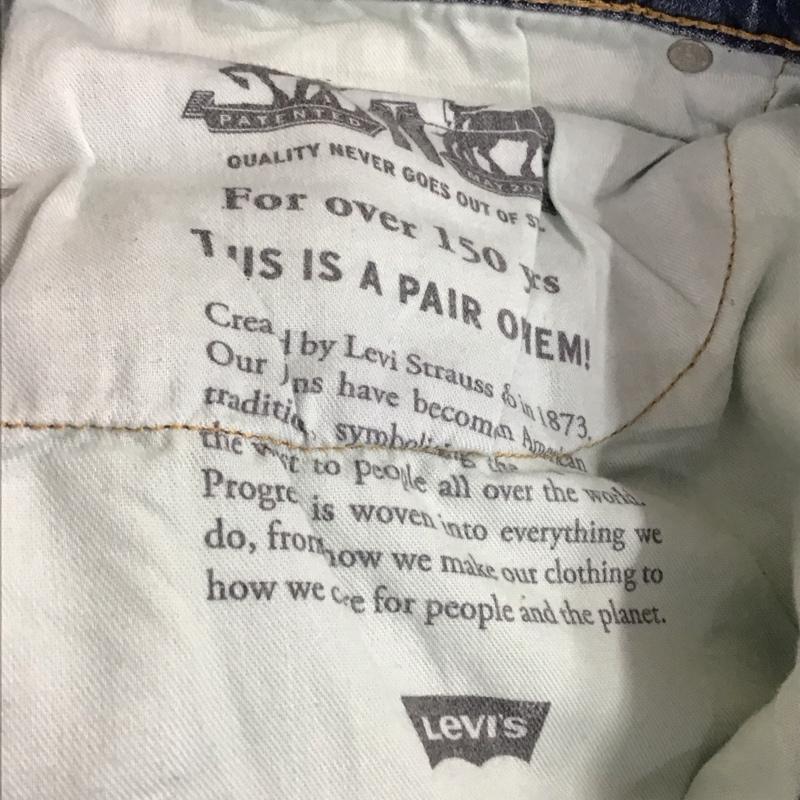 リーバイストラウスアンドコー Levi Strauss & co. パンツ デニム、ジーンズ デニムパンツ スリムパンツ カジュアルパンツ ストレッチパンツ 34インチ 無地 インディゴ / インディゴ / Indigo メンズ USED 古着 中古 10158916