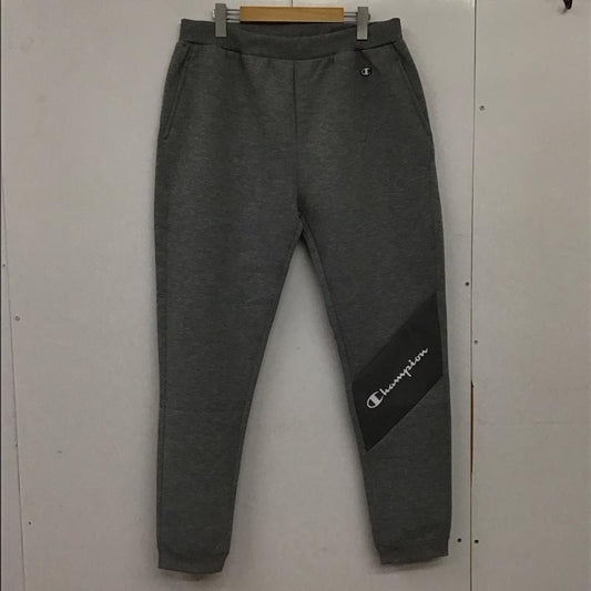 チャンピオン Champion パンツ ワークパンツ、ペインターパンツ c3-cs210 ワイドパンツ スウェットパンツ カジュアルパンツ XL ロゴ、文字 灰 / グレー / gray メンズ USED 古着 中古 10158918