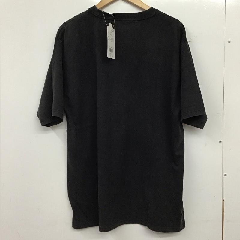 チャンピオン Campion Tシャツ 半袖 半袖カットソー プリントTシャツ クルーネックカットソー XL ロゴ、文字 黒 / ブラック / black メンズ USED 古着 中古 10158920