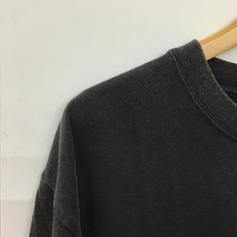 チャンピオン Campion Tシャツ 半袖 半袖カットソー プリントTシャツ クルーネックカットソー XL ロゴ、文字 黒 / ブラック / black メンズ USED 古着 中古 10158920
