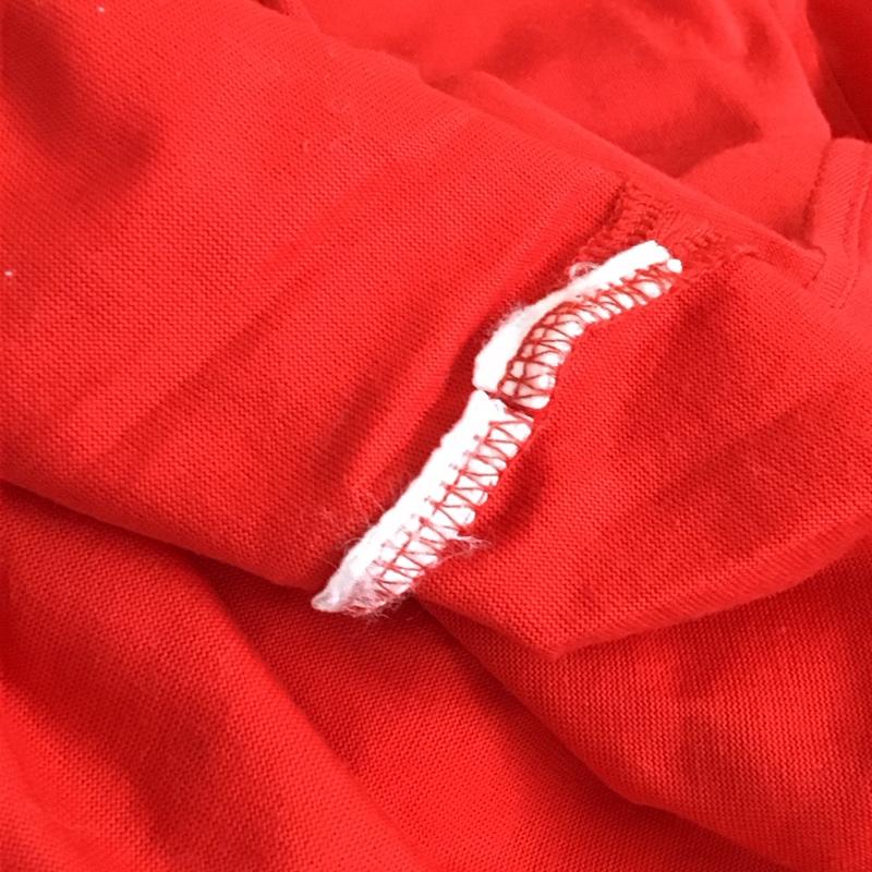 カステルバジャック スポーツ CASTELBAJAC SPORT Tシャツ 半袖 半袖カットソー プリントTシャツ クルーネックカットソー 1 ロゴ、文字 赤 / レッド / red メンズ USED 古着 中古 10158921