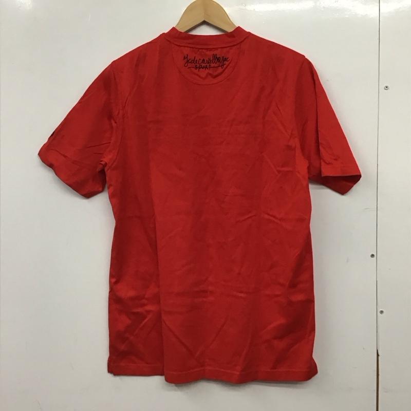 カステルバジャック スポーツ CASTELBAJAC SPORT Tシャツ 半袖 半袖カットソー プリントTシャツ クルーネックカットソー 1 ロゴ、文字 赤 / レッド / red メンズ USED 古着 中古 10158921