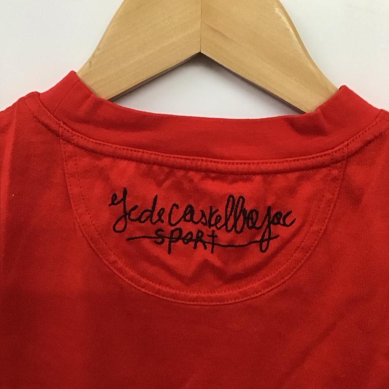 カステルバジャック スポーツ CASTELBAJAC SPORT Tシャツ 半袖 半袖カットソー プリントTシャツ クルーネックカットソー 1 ロゴ、文字 赤 / レッド / red メンズ USED 古着 中古 10158921
