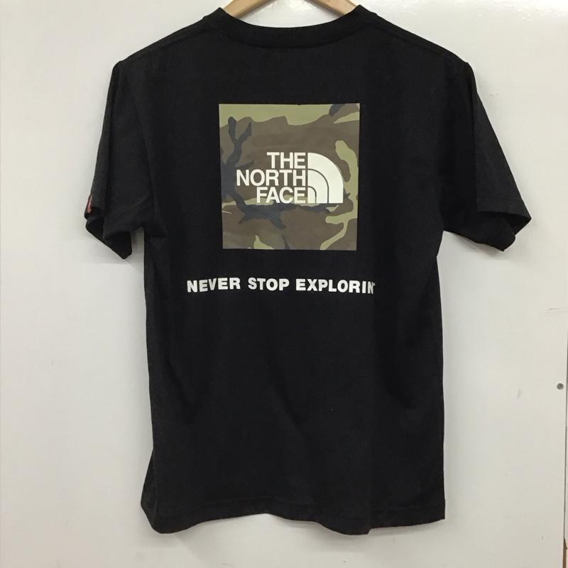 ザノースフェイス THE NORTH FACE Tシャツ 半袖 nt32158 半袖カットソー プリントTシャツ S ロゴ、文字 黒 / ブラック / black メンズ USED 古着 中古 10158922