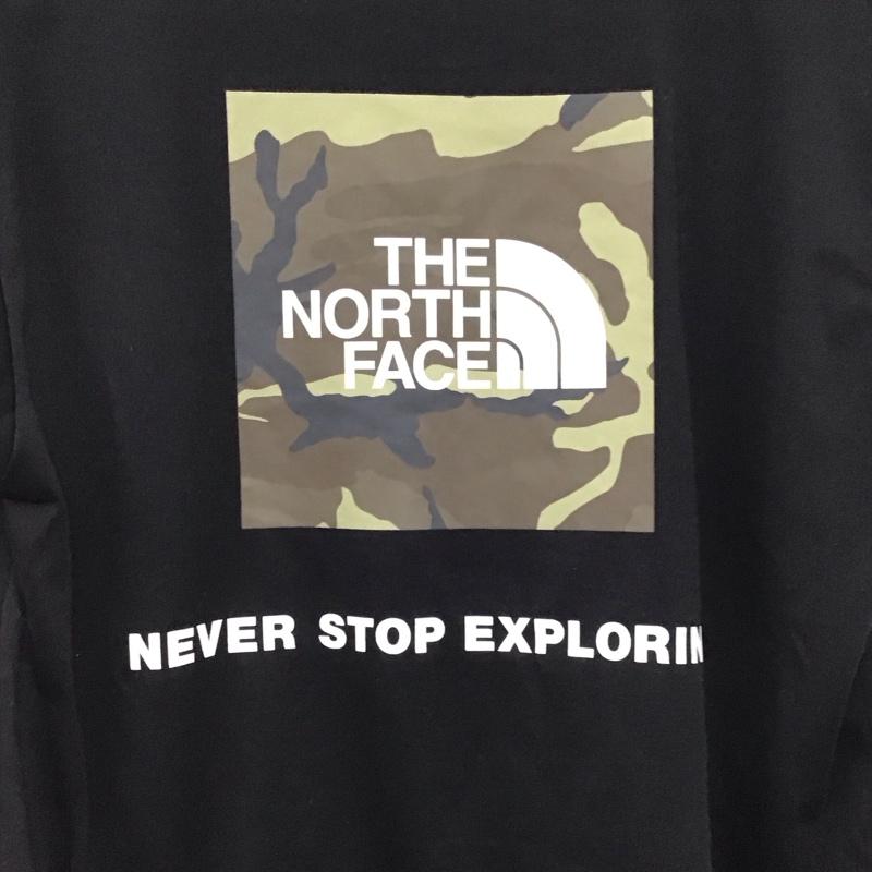 ザノースフェイス THE NORTH FACE Tシャツ 半袖 nt32158 半袖カットソー プリントTシャツ S ロゴ、文字 黒 / ブラック / black メンズ USED 古着 中古 10158922