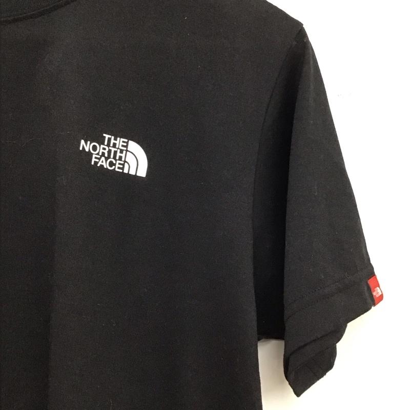 ザノースフェイス THE NORTH FACE Tシャツ 半袖 nt32158 半袖カットソー プリントTシャツ S ロゴ、文字 黒 / ブラック / black メンズ USED 古着 中古 10158922