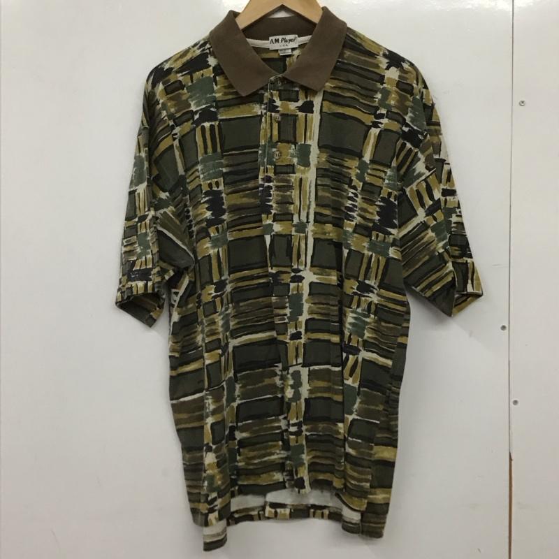 古着 USED ポロシャツ 半袖 半袖ポロシャツ カラーシャツ 半袖カットソー L プリント マルチカラー / マルチカラー / multicolor メンズ USED 古着 中古 10158927