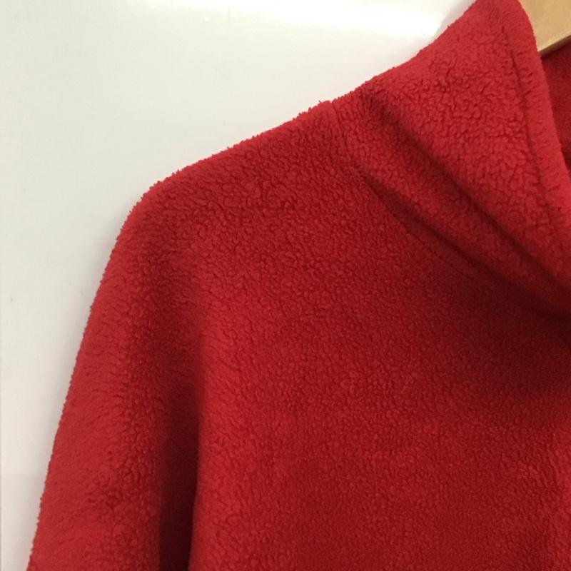 トミーヒルフィガー TOMMY HILFIGER ジャケット、上着 ジャンパー、ブルゾン フリースジャケット プルオーバー スタンドネック XL ロゴ、文字 赤 / レッド / red メンズ USED 古着 中古 10158929