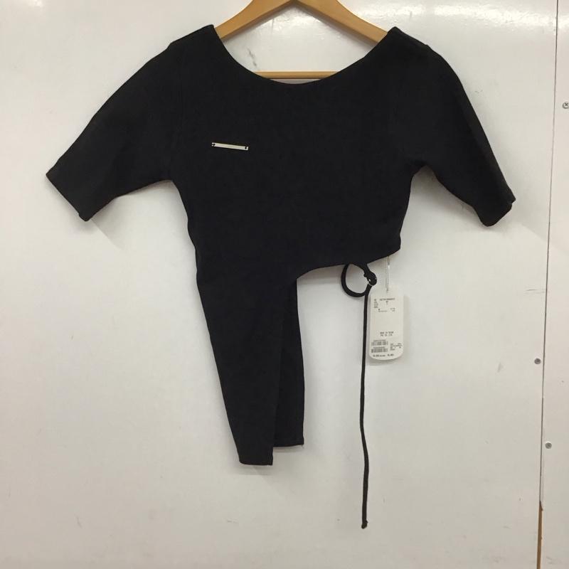 チコ CHICO カットソー 半袖 タグ付 FREE 無地 黒 / ブラック / black レディース USED 古着 中古 10158932