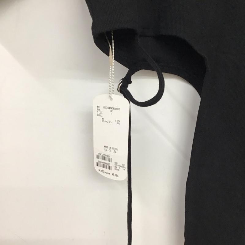 チコ CHICO カットソー 半袖 タグ付 FREE 無地 黒 / ブラック / black レディース USED 古着 中古 10158932