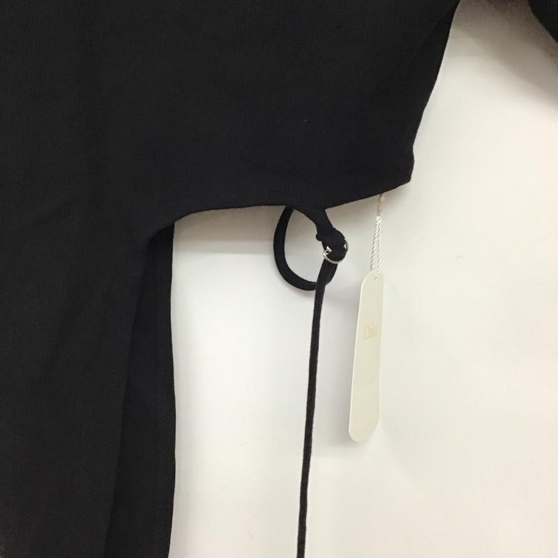 チコ CHICO カットソー 半袖 タグ付 FREE 無地 黒 / ブラック / black レディース USED 古着 中古 10158932