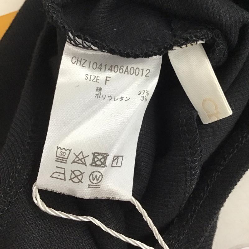 チコ CHICO カットソー 半袖 タグ付 FREE 無地 黒 / ブラック / black レディース USED 古着 中古 10158932