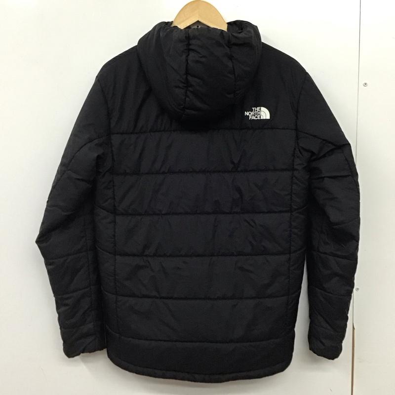 ザノースフェイス THE NORTH FACE ジャケット、上着 ジャンパー、ブルゾン ny82180 中綿フードジャケット ジャケット M ロゴ、文字 黒 / ブラック / black メンズ USED 古着 中古 10158933