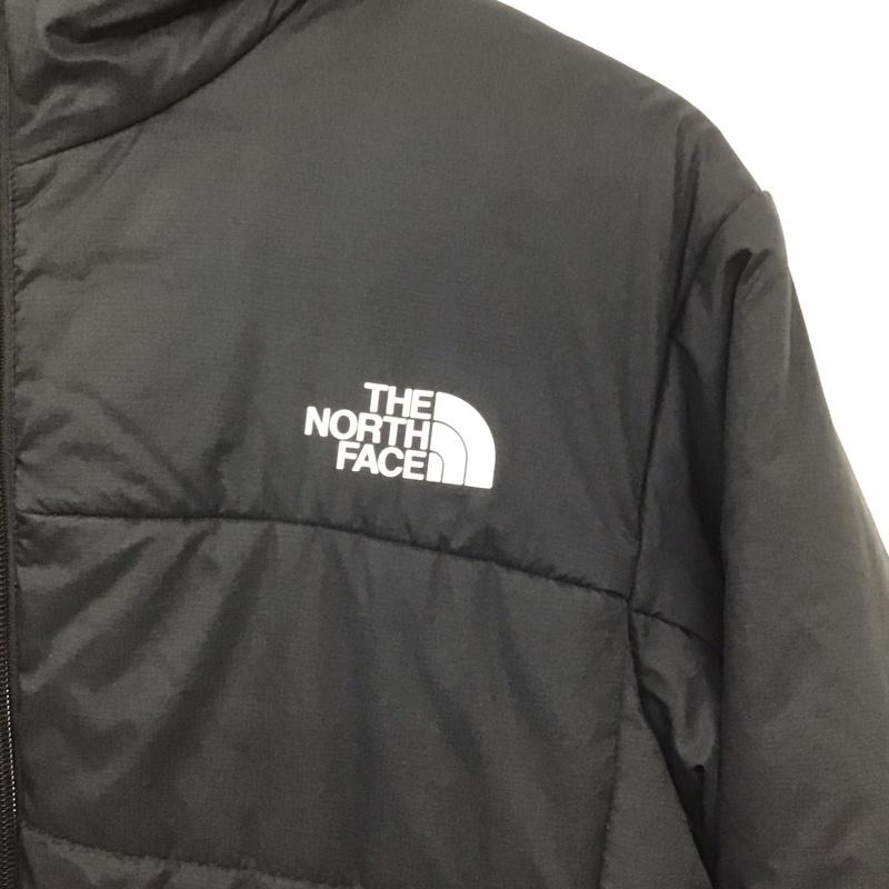 ザノースフェイス THE NORTH FACE ジャケット、上着 ジャンパー、ブルゾン ny82180 中綿フードジャケット ジャケット M ロゴ、文字 黒 / ブラック / black メンズ USED 古着 中古 10158933