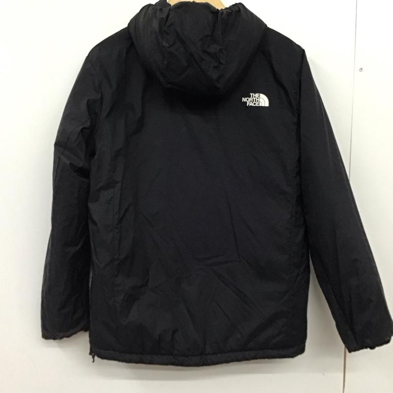 ザノースフェイス THE NORTH FACE ジャケット、上着 ジャンパー、ブルゾン ny82180 中綿フードジャケット ジャケット M ロゴ、文字 黒 / ブラック / black メンズ USED 古着 中古 10158933