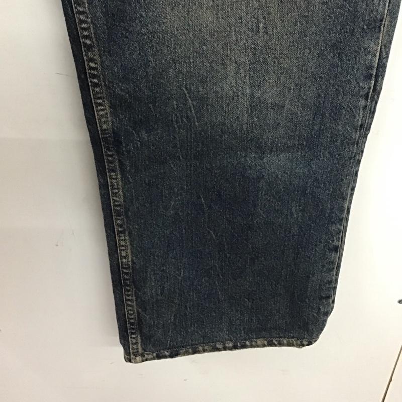 ザラ ZARA パンツ デニム、ジーンズ デニムパンツ ワイドパンツ カジュアルパンツ 42 無地 インディゴ / インディゴ / Indigo メンズ USED 古着 中古 10158937