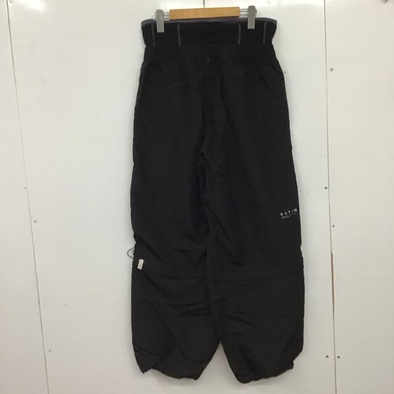 アディダス adidas パンツ ワークパンツ、ペインターパンツ ナイロンパンツ ワイドパンツ カジュアルパンツ XL ロゴ、文字 黒 / ブラック / black メンズ USED 古着 中古 10158938