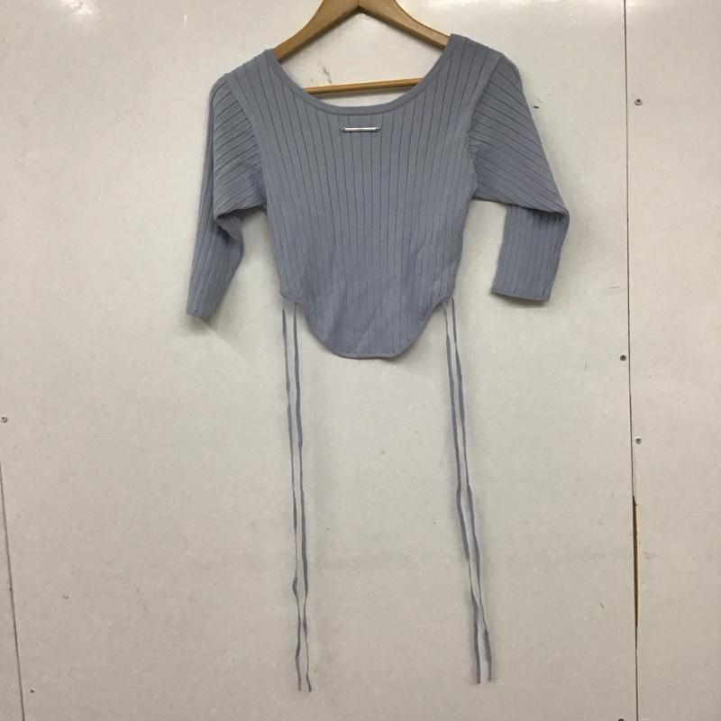 チコ CHICO カットソー 七分袖 FREE 無地 青 / ブルー / blue レディース USED 古着 中古 10158940