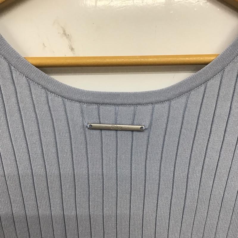 チコ CHICO カットソー 七分袖 FREE 無地 青 / ブルー / blue レディース USED 古着 中古 10158940