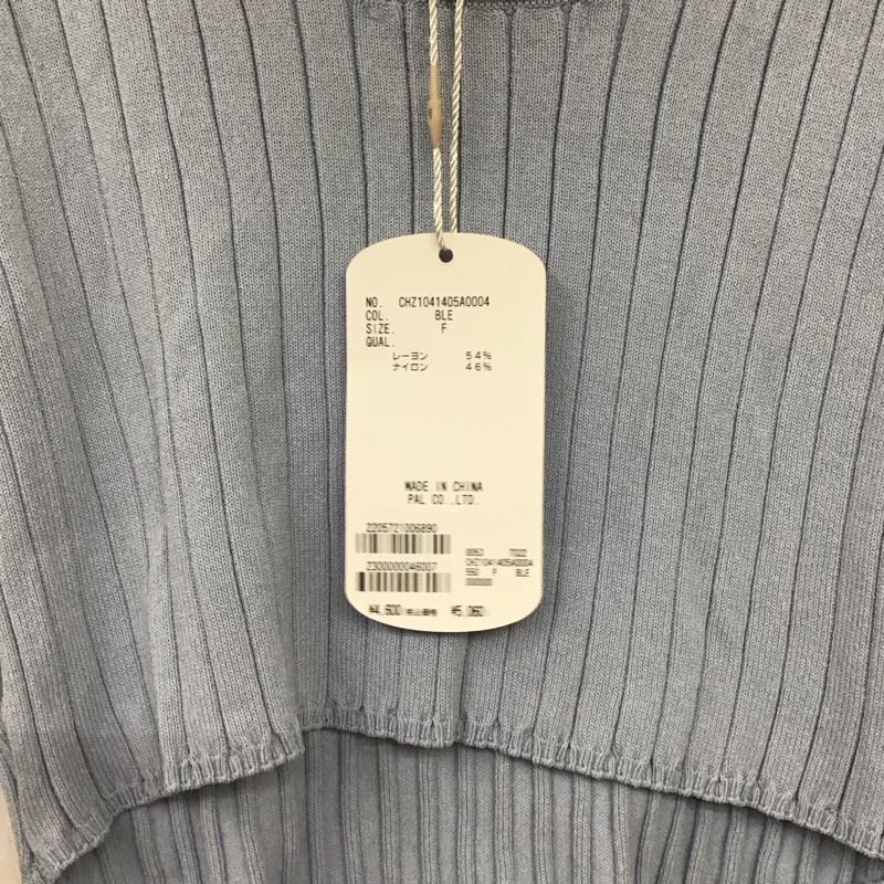 チコ CHICO カットソー 七分袖 FREE 無地 青 / ブルー / blue レディース USED 古着 中古 10158940