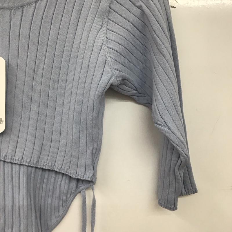 チコ CHICO カットソー 七分袖 FREE 無地 青 / ブルー / blue レディース USED 古着 中古 10158940