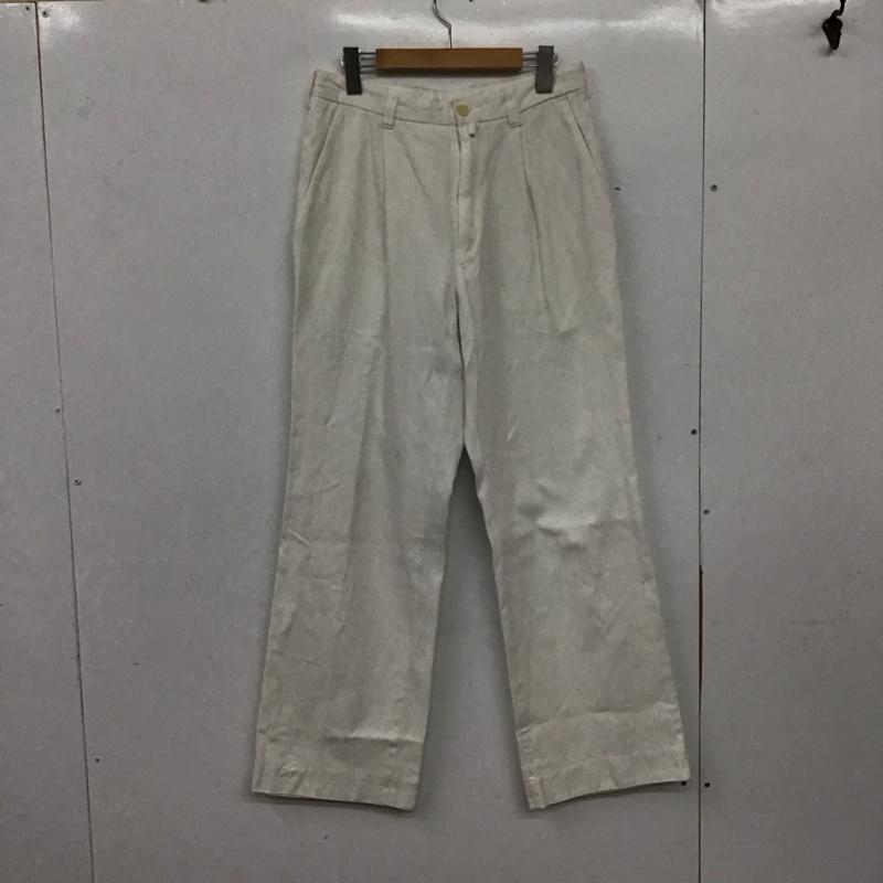 ドリスヴァンノッテン DRIES VAN NOTEN パンツ ワークパンツ、ペインターパンツ ワークパンツ ワイドパンツ カジュアルパンツ ストレッチパンツ 48 無地 白 / ホワイト / white メンズ USED 古着 中古 10158946