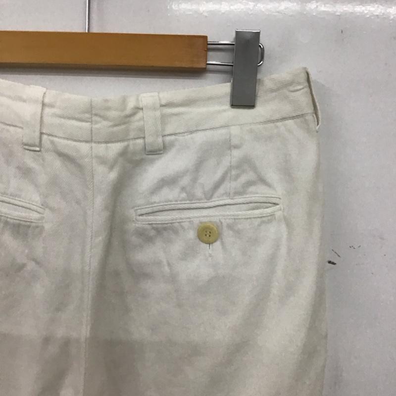 ドリスヴァンノッテン DRIES VAN NOTEN パンツ ワークパンツ、ペインターパンツ ワークパンツ ワイドパンツ カジュアルパンツ ストレッチパンツ 48 無地 白 / ホワイト / white メンズ USED 古着 中古 10158946