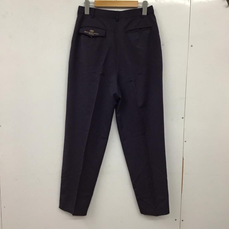 バレンシアガ BALENCIAGA パンツ スラックス ワイドパンツ カジュアルパンツ ワークパンツ L 無地 紫 / パープル / purple メンズ USED 古着 中古 10158948