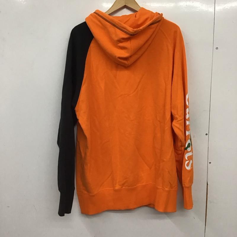 プーマ PUMA パーカー 長袖 長袖パーカー プルオーバーパーカー スウェット M 無地 橙 / オレンジ / orange メンズ USED 古着 中古 10158950