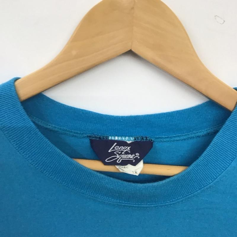 レノックススクエア Lenox Square Tシャツ 半袖 半袖カットソー プリントTシャツ クルーネックカットソー 無地 青 / ブルー / blue メンズ USED 古着 中古 10158951