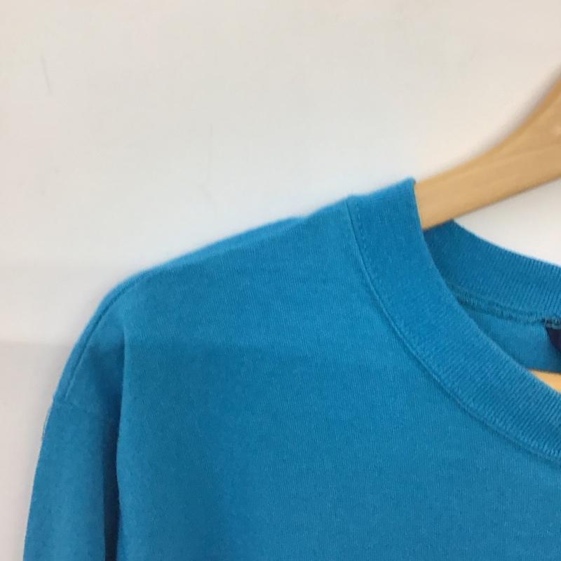 レノックススクエア Lenox Square Tシャツ 半袖 半袖カットソー プリントTシャツ クルーネックカットソー 無地 青 / ブルー / blue メンズ USED 古着 中古 10158951