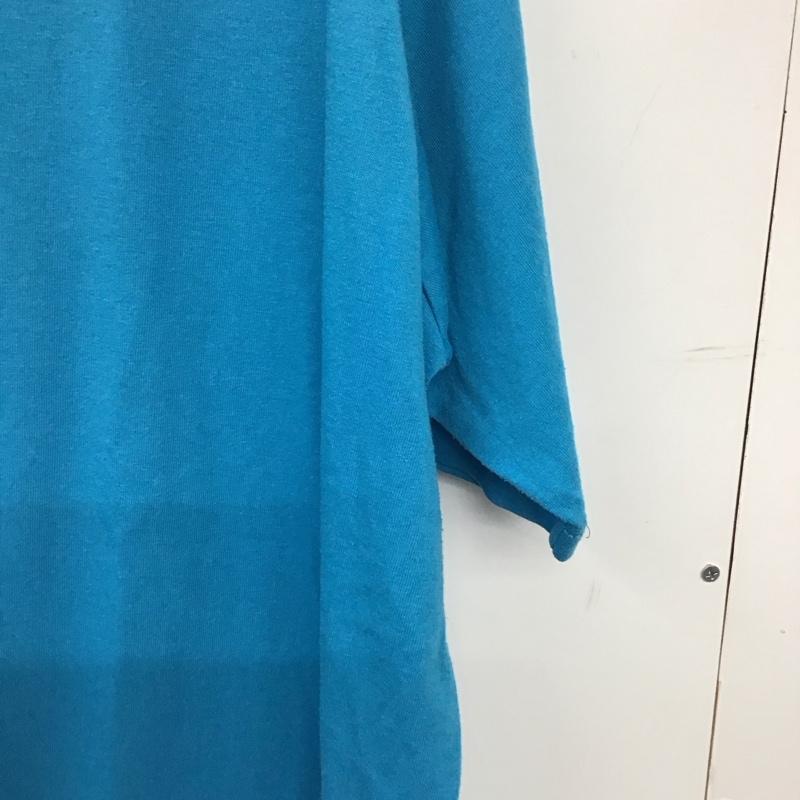 レノックススクエア Lenox Square Tシャツ 半袖 半袖カットソー プリントTシャツ クルーネックカットソー 無地 青 / ブルー / blue メンズ USED 古着 中古 10158951
