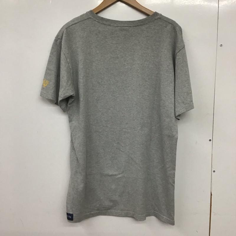 ジービーエル GBL Tシャツ 半袖 半袖カットソー プリントTシャツ クルーネックカットソー XXL プリント 灰 / グレー / gray メンズ USED 古着 中古 10158952