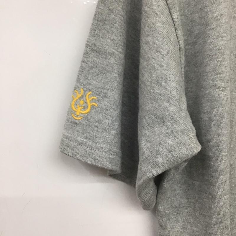 ジービーエル GBL Tシャツ 半袖 半袖カットソー プリントTシャツ クルーネックカットソー XXL プリント 灰 / グレー / gray メンズ USED 古着 中古 10158952