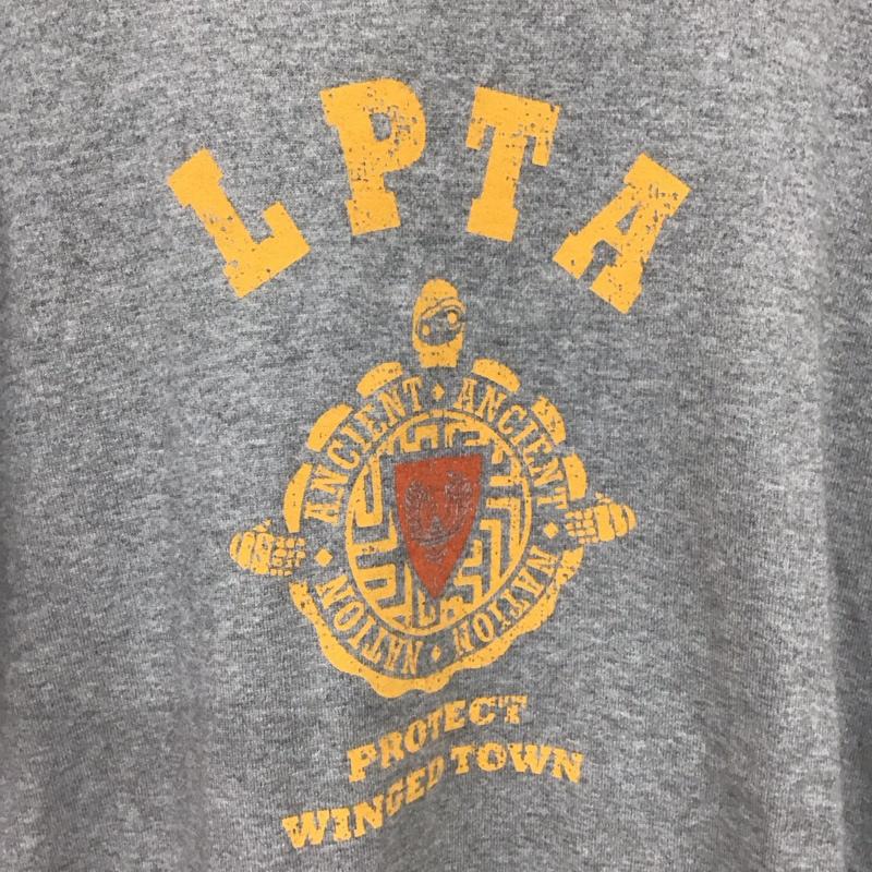 ジービーエル GBL Tシャツ 半袖 半袖カットソー プリントTシャツ クルーネックカットソー XXL プリント 灰 / グレー / gray メンズ USED 古着 中古 10158952