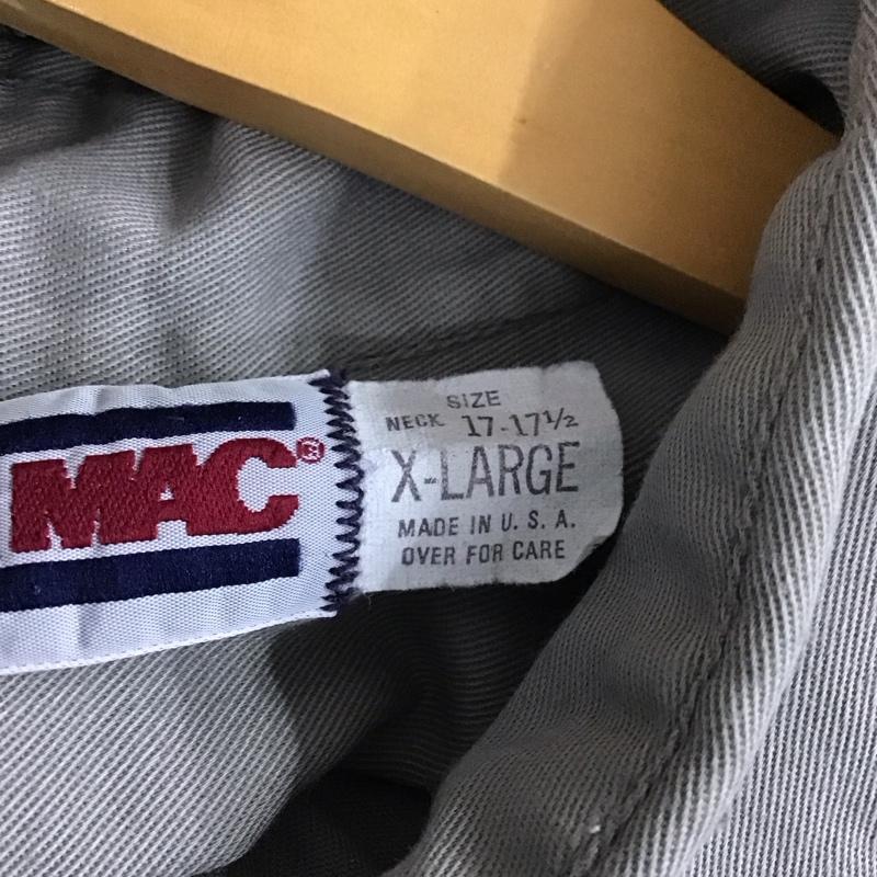 ビックマック BIGMAC シャツ、ブラウス 半袖 半袖シャツ 無地シャツ ポケットシャツ XL 無地 灰 / グレー / gray メンズ USED 古着 中古 10158959